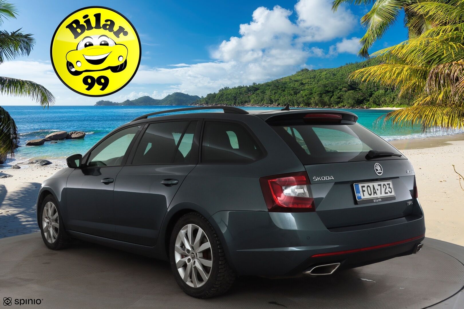 Skoda Octavia 2020 Combi 2,0 TSI RS BusinessLine DSG * ACC / Webasto / Muistipenkki / P.kamera / koukku/ LED  / Keyless / Navi* - 1.Om Suomi auto / Kahdet Renkaat - HULLUT JOULUT KORKOTARJOUS 2,49% 