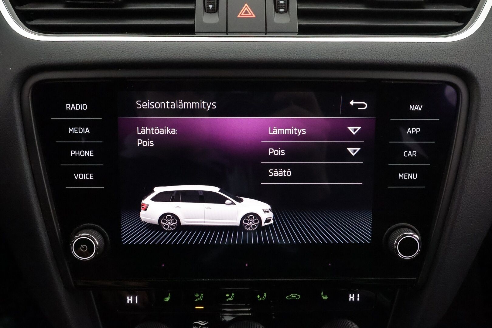 Skoda Octavia 2020 Combi 2,0 TSI RS BusinessLine DSG * ACC / Webasto / Muistipenkki / P.kamera / koukku/ LED  / Keyless / Navi* - 1.Om Suomi auto / Kahdet Renkaat - HULLUT JOULUT KORKOTARJOUS 2,49% 