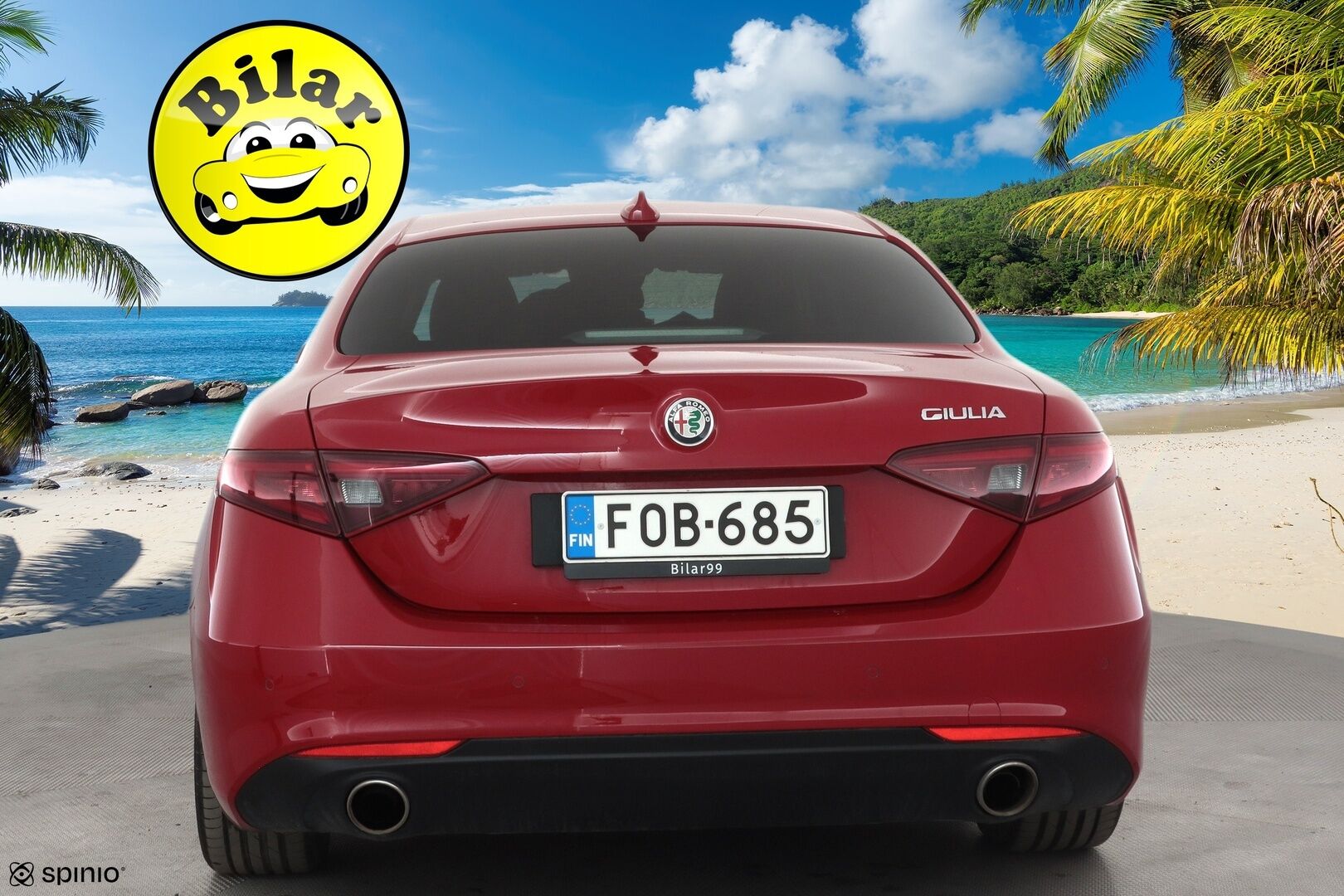 Alfa Romeo Giulia 2020 2,0 Bensiini 200hp AT8 Super 001 - Suomi-auto | P.tutkat | Lohko+Sisä | Puolinahat | Muistipenkki | Keyless | Vakkari | Kaistavahti | 2x renkaat | Merkkihuollettu