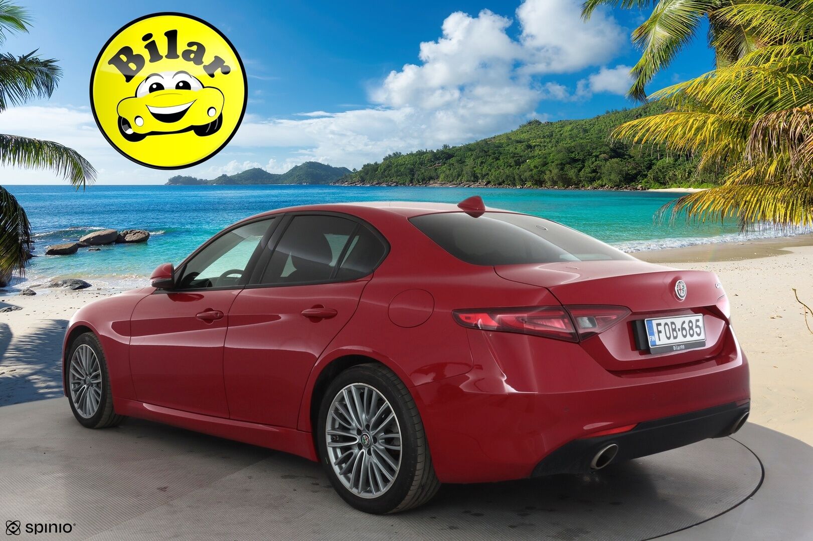 Alfa Romeo Giulia 2020 2,0 Bensiini 200hp AT8 Super 001 - Suomi-auto | P.tutkat | Lohko+Sisä | Puolinahat | Muistipenkki | Keyless | Vakkari | Kaistavahti | 2x renkaat | Merkkihuollettu