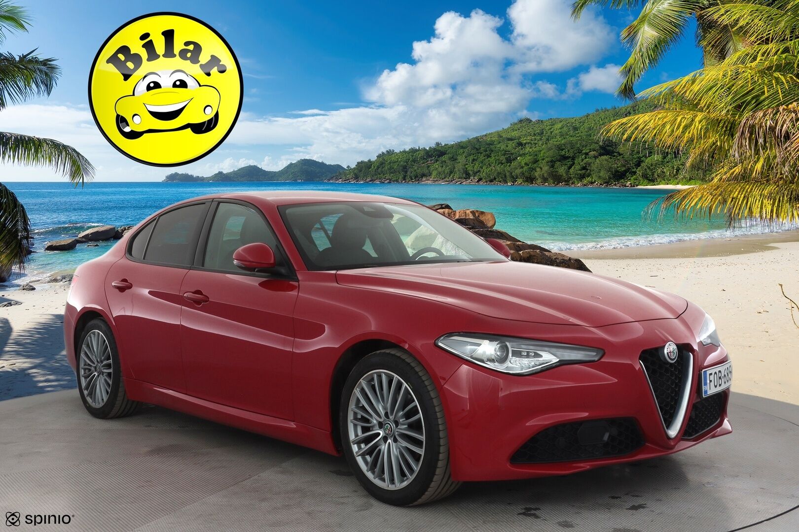 Alfa Romeo Giulia 2020 2,0 Bensiini 200hp AT8 Super 001 - Suomi-auto | P.tutkat | Lohko+Sisä | Puolinahat | Muistipenkki | Keyless | Vakkari | Kaistavahti | 2x renkaat | Merkkihuollettu