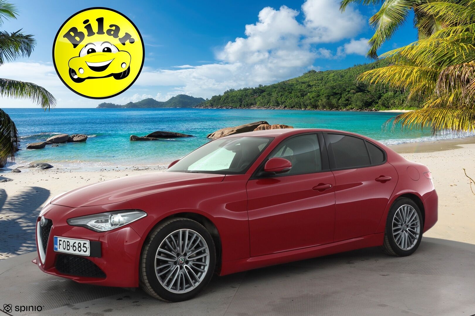 Alfa Romeo Giulia 2020 2,0 Bensiini 200hp AT8 Super 001 - Suomi-auto | P.tutkat | Lohko+Sisä | Puolinahat | Muistipenkki | Keyless | Vakkari | Kaistavahti | 2x renkaat | Merkkihuollettu