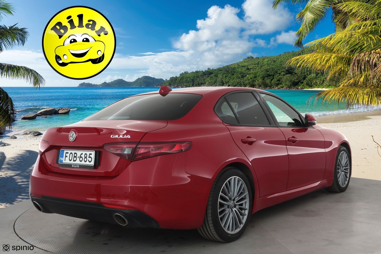 Alfa Romeo Giulia 2020 2,0 Bensiini 200hp AT8 Super 001 - Suomi-auto | P.tutkat | Lohko+Sisä | Puolinahat | Muistipenkki | Keyless | Vakkari | Kaistavahti | 2x renkaat | Merkkihuollettu