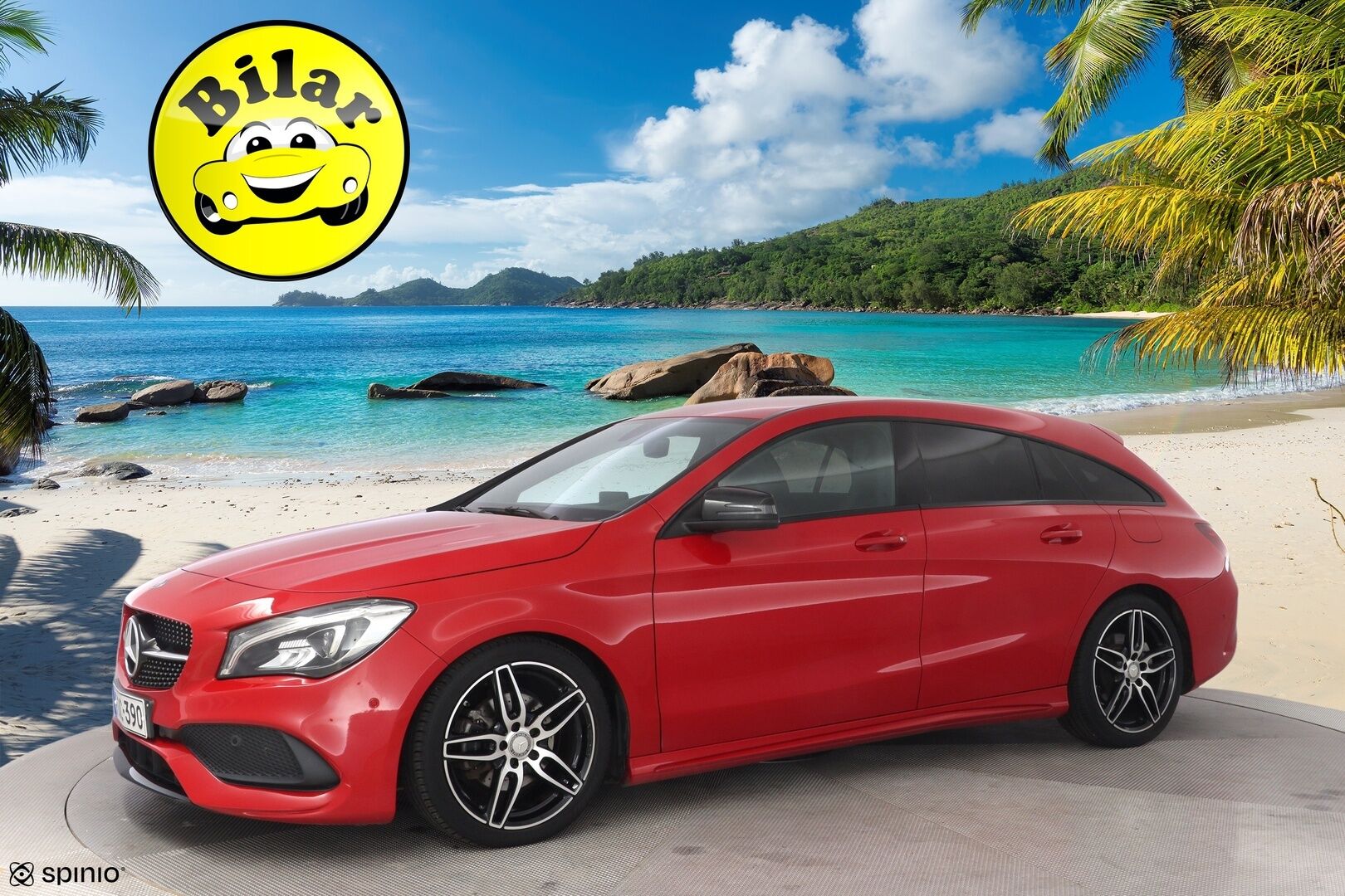 Mercedes-Benz CLA 2016 200 A Shooting Brake Business AMG - Webasto | Premium audio | Kamera | Nahka-alcantara | LED High Performance | Juuri huollettu | Kahdet renkaat alumiinivantein | Särmät huollot