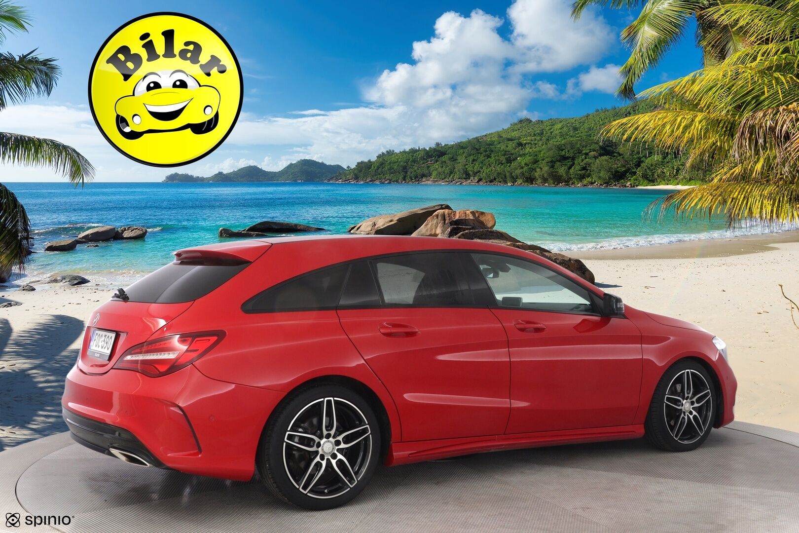 Mercedes-Benz CLA 2016 200 A Shooting Brake Business AMG - Webasto | Premium audio | Kamera | Nahka-alcantara | LED High Performance | Juuri huollettu | Kahdet renkaat alumiinivantein | Särmät huollot