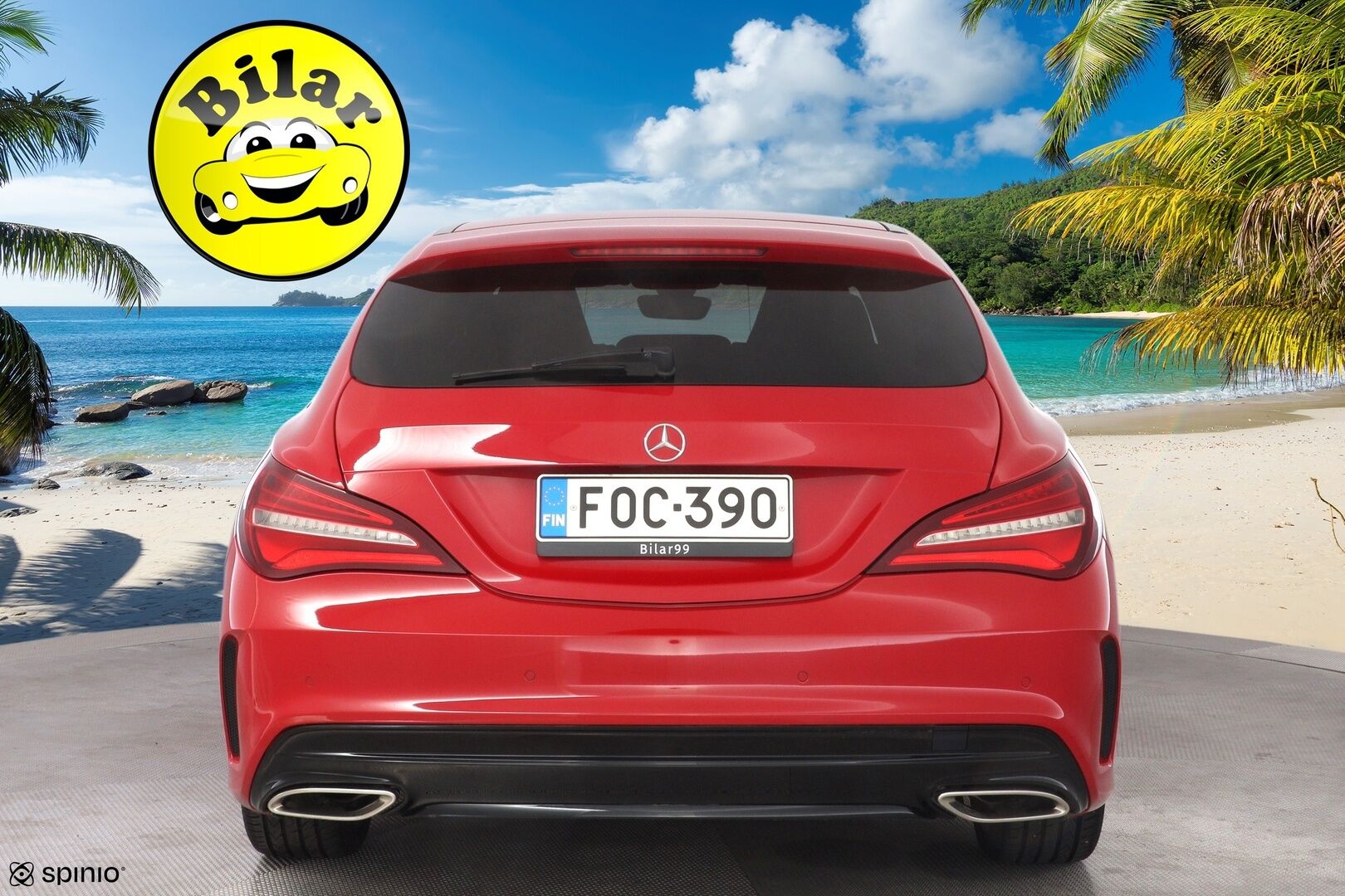 Mercedes-Benz CLA 2016 200 A Shooting Brake Business AMG - Webasto | Premium audio | Kamera | Nahka-alcantara | LED High Performance | Juuri huollettu | Kahdet renkaat alumiinivantein | Särmät huollot