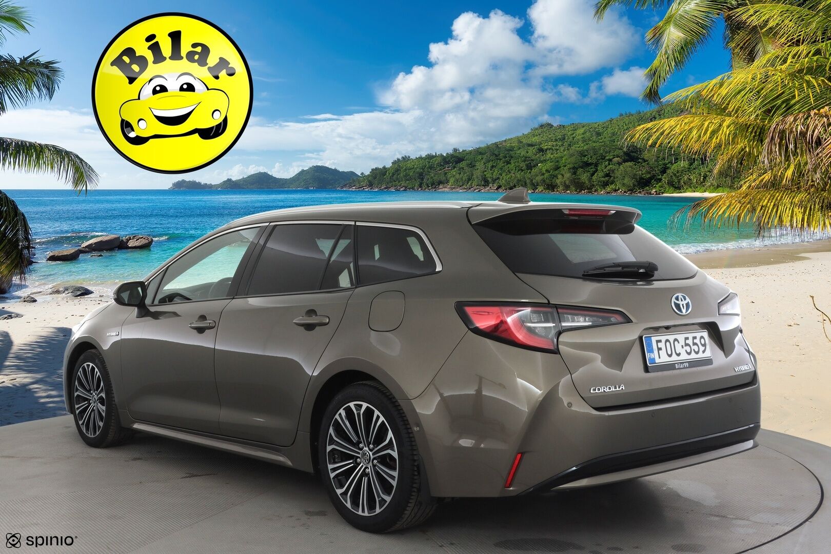 Toyota Corolla 2020 Touring Sports 1,8 Hybrid Style -  | ACC | Kaistavahti | Lohko+Sisä | P.Kamera | Sporttipenkit | Navi | LED | Ratinlämmitin | Keyless | Sähköluukku | Suomi-auto | Kahdet renkaat aluvanteilla | Merkkihuollettu | 