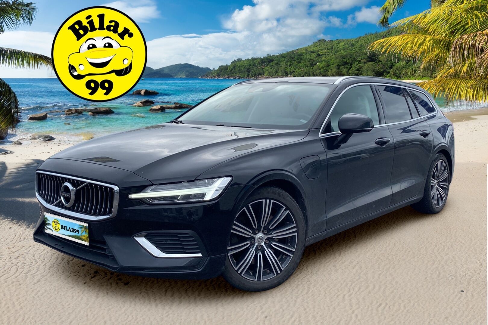 Volvo V60 2020 T8 TwE AWD Inscription aut * 1.OM Suomiauto / Webasto / Adapt.vakkari / Vaaleat nahat / P-kamera / High.Perf Audio / Sensus-Navi / Muistipenkki! - Merkkihuollot / 2x hyvät renkaat / Huippusiisti!