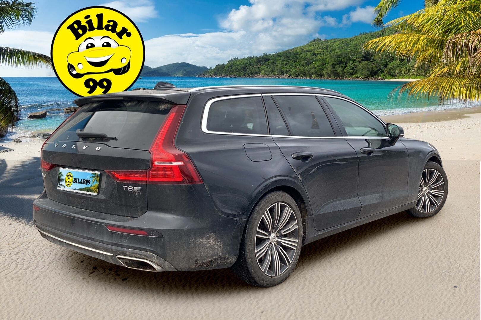 Volvo V60 2020 T8 TwE AWD Inscription aut * 1.OM Suomiauto / Webasto / Adapt.vakkari / Vaaleat nahat / P-kamera / High.Perf Audio / Sensus-Navi / Muistipenkki! - Merkkihuollot / 2x hyvät renkaat / Huippusiisti!