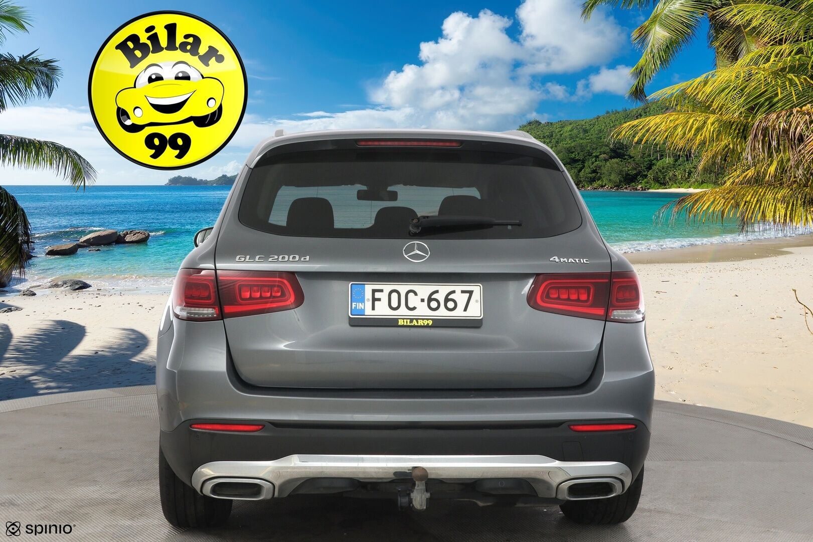 Mercedes-Benz GLC 2019 200 d 4MATIC A Business * LED / Sähkökontti / Urheiluisuimet / Sähköinen vetokoukku / Peruutuskamera * - 3,99 % KORKOTARJOUS TÄHÄN AUTOON - FACELIFT / Todella hyvä huoltohistoria / Renkaat ok / Siisti maalipinta*