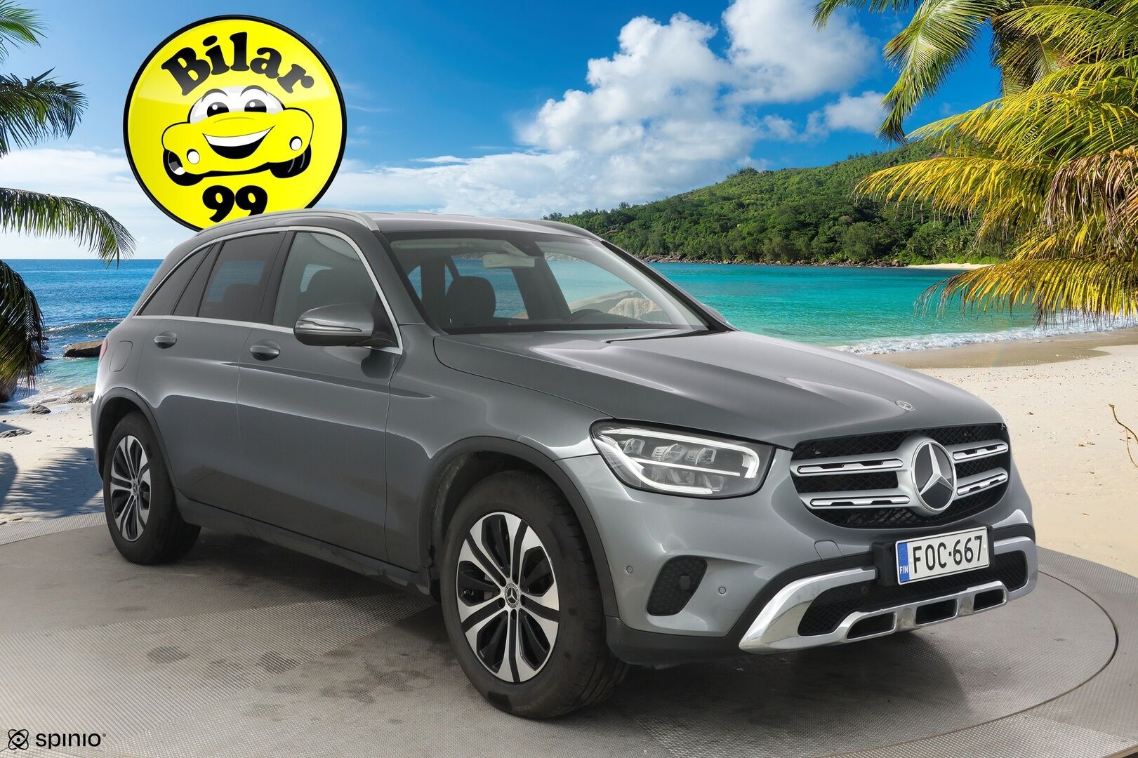 Mercedes-Benz GLC 2019 200 d 4MATIC A Business * LED / Sähkökontti / Urheiluisuimet / Sähköinen vetokoukku / Peruutuskamera * - 3,99 % KORKOTARJOUS TÄHÄN AUTOON - FACELIFT / Todella hyvä huoltohistoria / Renkaat ok / Siisti maalipinta*