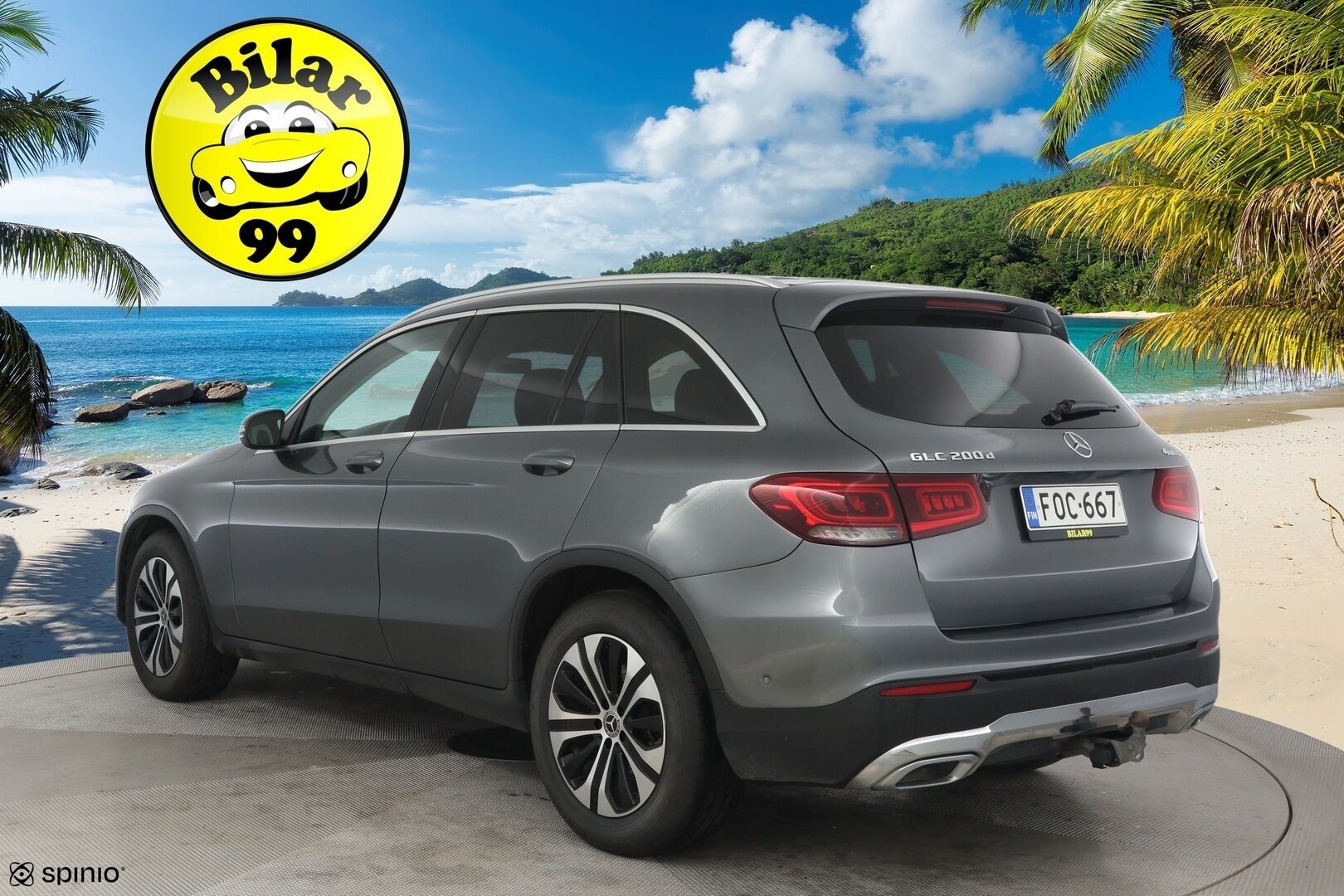 Mercedes-Benz GLC 2020 200 d 4MATIC A Business * LED / Sähkökontti / Urheiluisuimet / Sähköinen vetokoukku / Peruutuskamera * - FACELIFT / Todella hyvä huoltohistoria / Renkaat ok / Siisti maalipinta*