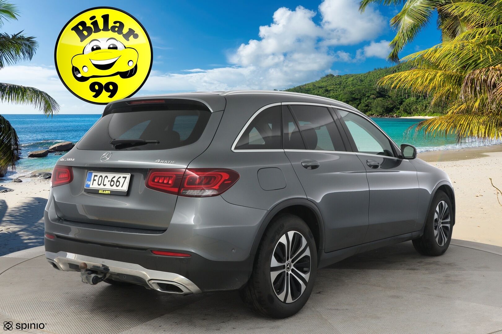 Mercedes-Benz GLC 2019 200 d 4MATIC A Business * LED / Sähkökontti / Urheiluisuimet / Sähköinen vetokoukku / Peruutuskamera * - 3,99 % KORKOTARJOUS TÄHÄN AUTOON - FACELIFT / Todella hyvä huoltohistoria / Renkaat ok / Siisti maalipinta*