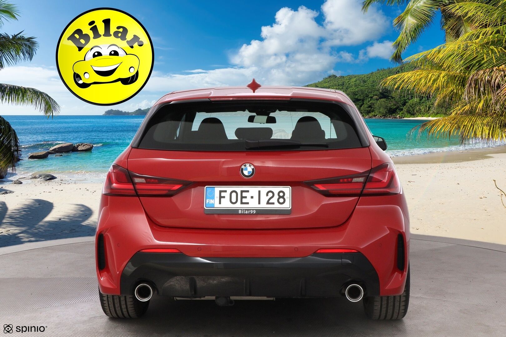 BMW 120 2020 F40 Hatchback 120d xDrive A Business M Sport * Vetokoukku / HiFi / Kangas-Alcantara Sporttipenkit / Professional Navi / LED - Suomiauto / Melbourne Red / Vakkari!