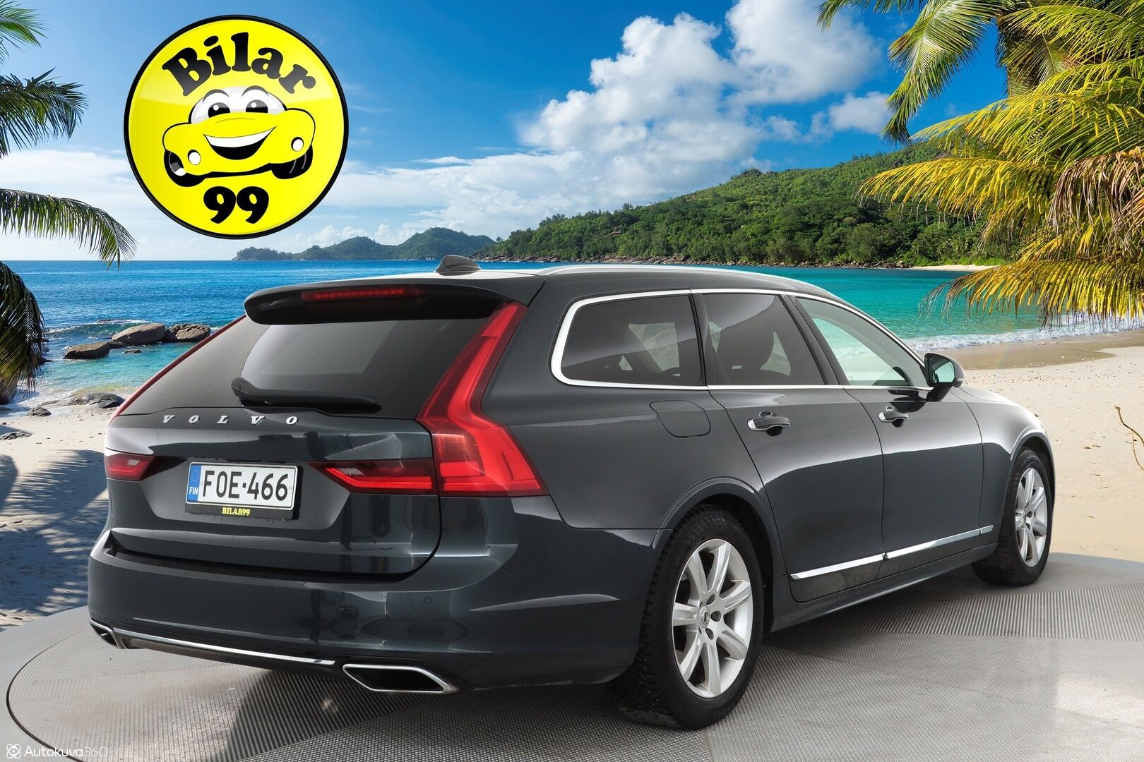 Volvo V90 2020 D4 AWD Business Inscription aut - Webasto / HUD / Adapt. Vakkari  / 360° Kamera / Koukku / Sporttipenkki muistilla / KeylessGo / Navi / Apple&android