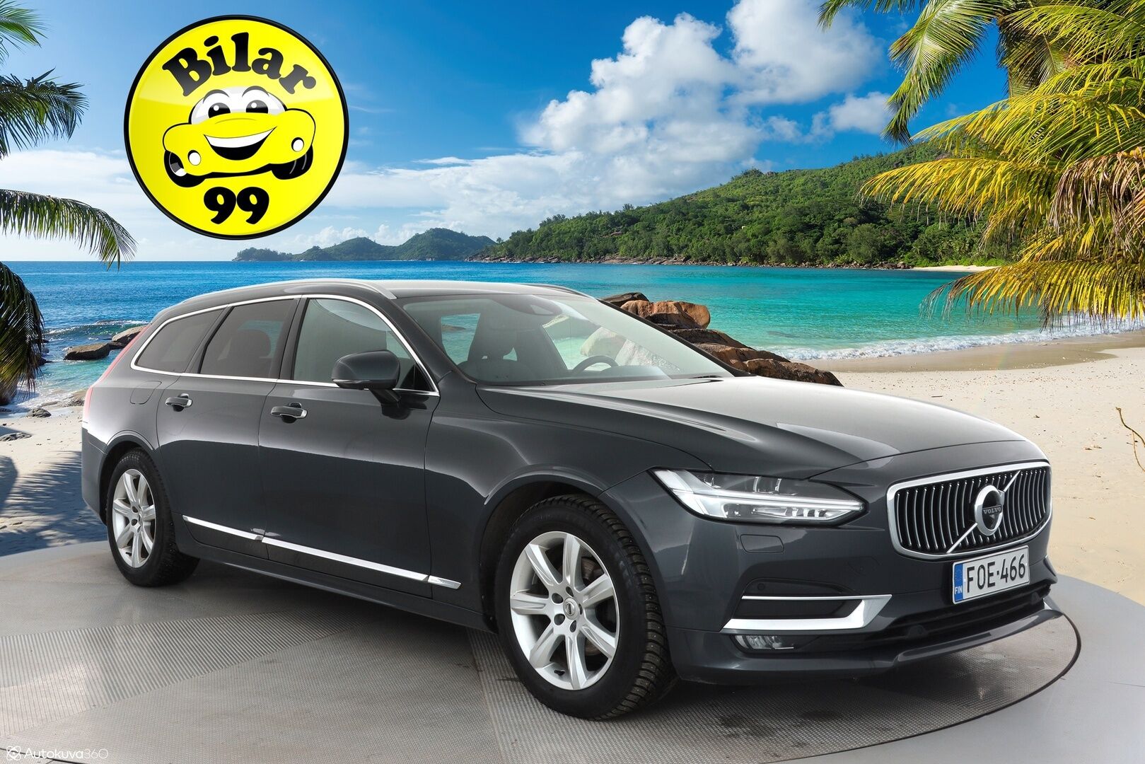 Volvo V90 2020 D4 AWD Business Inscription aut - Webasto / HUD / Adapt. Vakkari  / 360° Kamera / Koukku / Sporttipenkki muistilla / KeylessGo / Navi / Apple&android