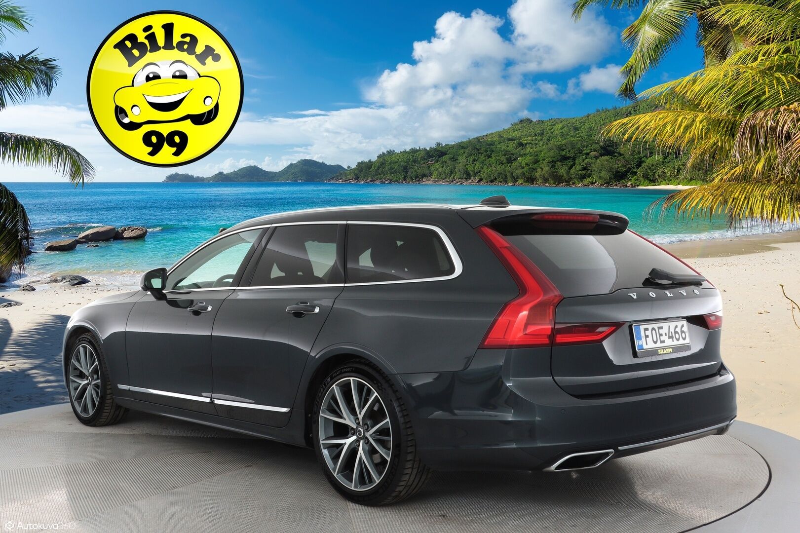 Volvo V90 2020 D4 AWD Business Inscription aut - Webasto / HUD / Adapt. Vakkari  / 360° Kamera / Koukku / Sporttipenkki muistilla / KeylessGo / Navi / Apple&android