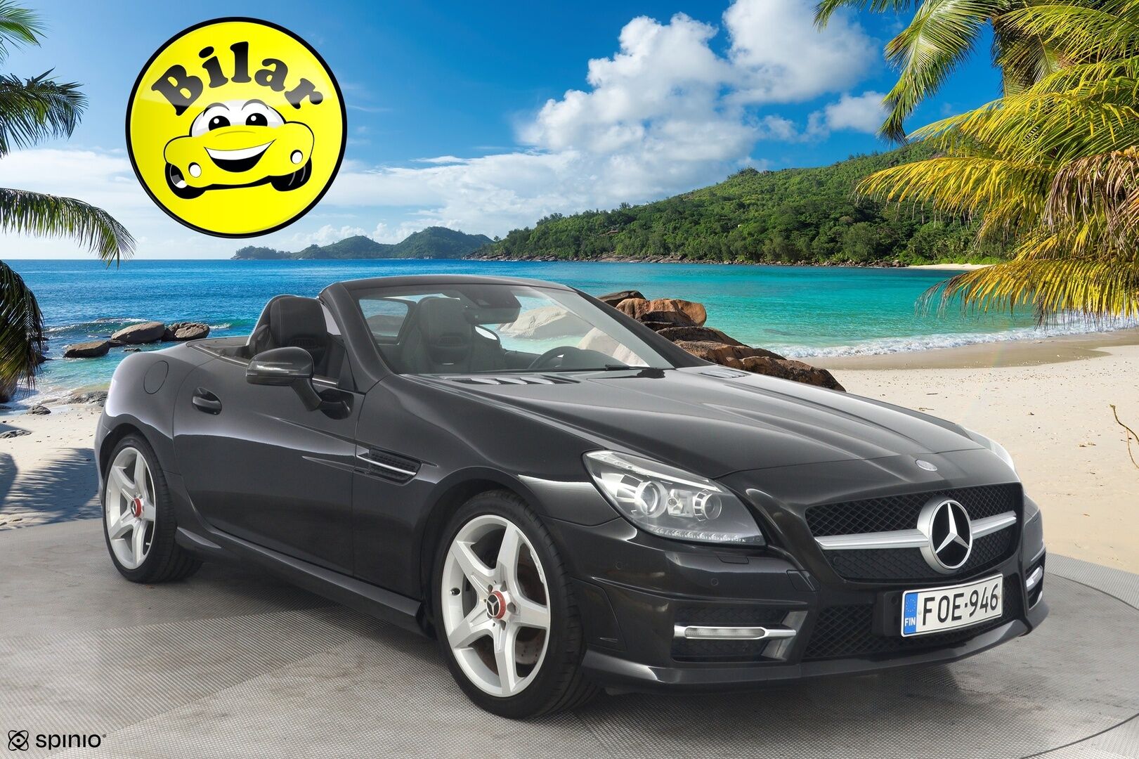 Mercedes-Benz SLK 2012 250 BE A AMG - Harman Kardon | BRABUS Penkit | Lasikatto | Air Scarf | Vakkari | BT | Juuri katsastettu | Hyvät huollot