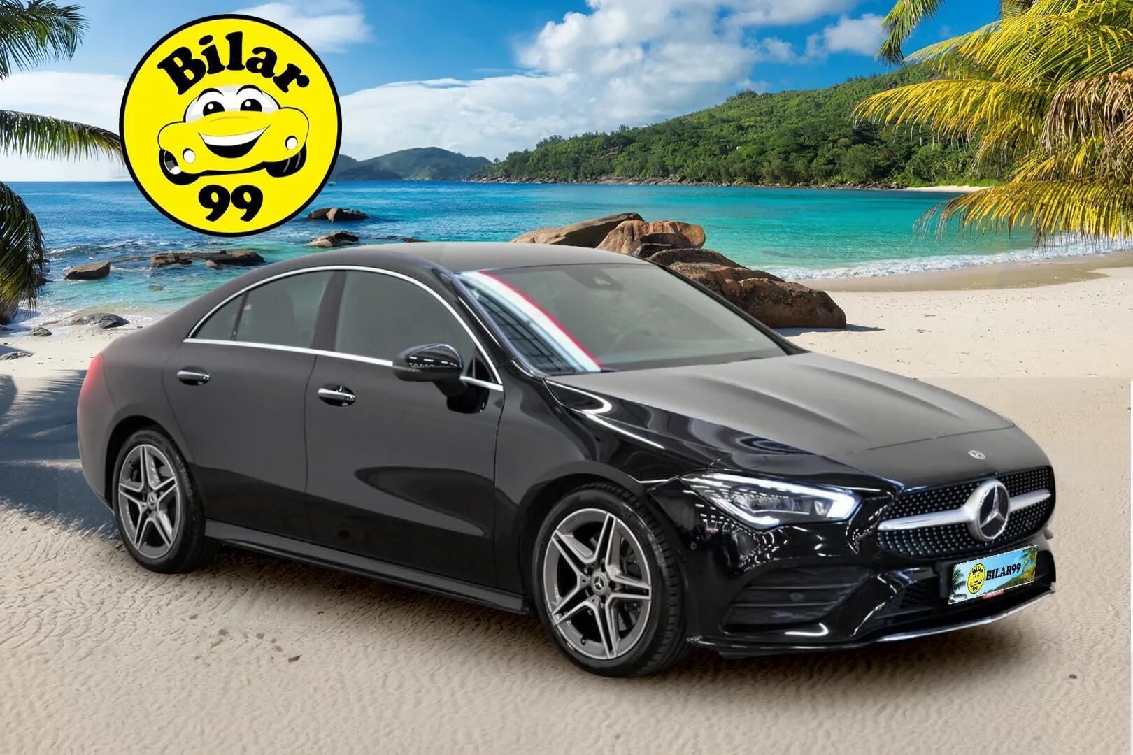 Mercedes-Benz CLA 2020 220 4MATIC A Business AMG / Burmester / Webasto / P-kamera / LED / Comfort alusta / - AMG Sisä- ja ulkopaketilla / Tarkka huoltohistoria / 2x renkaat Mersun aluvantein