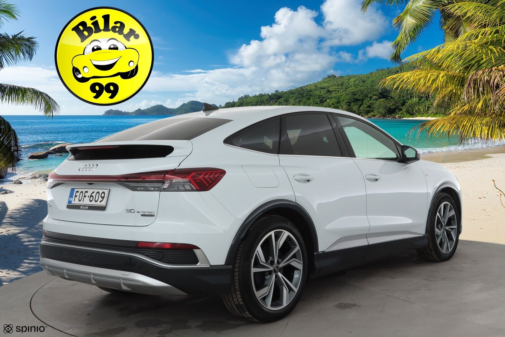 Audi Q4 e-tron 2022 50 e-tron Sportback quattro S-Line * ACC / ILP / LED / Sonos / P.Kamera / Sporttipenkit / Apple&Android * - Suomi-auto / Kahdet Renkaat / Koti & Kauppalaturi - HULLUT AVAJAISHULINAT KORKOTARJOUS 3,29 %