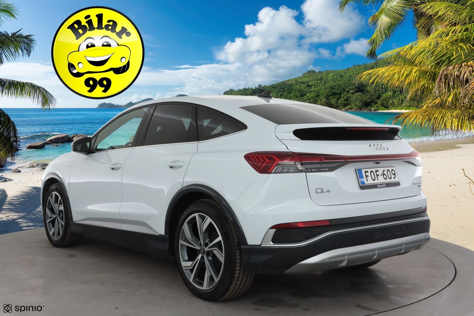 Audi Q4 e-tron 2022 50 e-tron Sportback quattro S-Line * ACC / ILP / LED / Sonos / P.Kamera / Sporttipenkit / Apple&Android * - Suomi-auto / Kahdet Renkaat / Koti & Kauppalaturi - HULLUT AVAJAISHULINAT KORKOTARJOUS 3,29 %