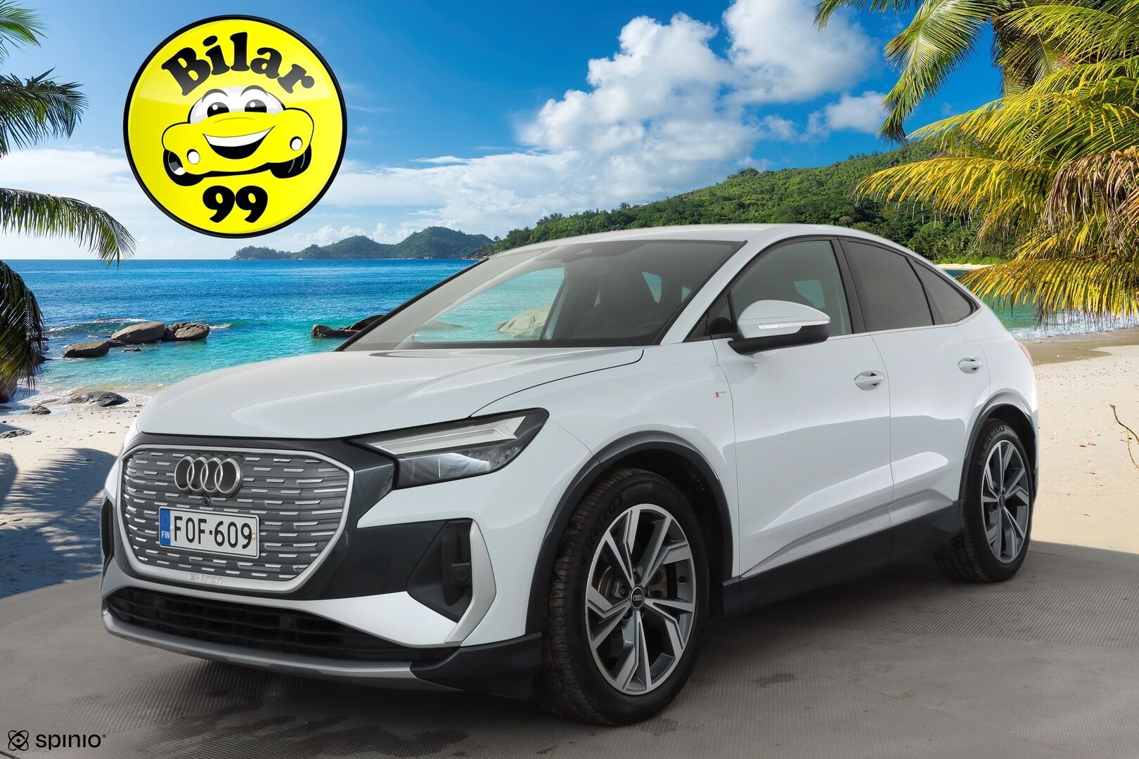 Audi Q4 e-tron 2022 50 e-tron Sportback quattro S-Line * ACC / ILP / LED / Sonos / P.Kamera / Sporttipenkit / Apple&Android * - Suomi-auto / Kahdet Renkaat / Koti & Kauppalaturi - HULLUT AVAJAISHULINAT KORKOTARJOUS 3,29 %