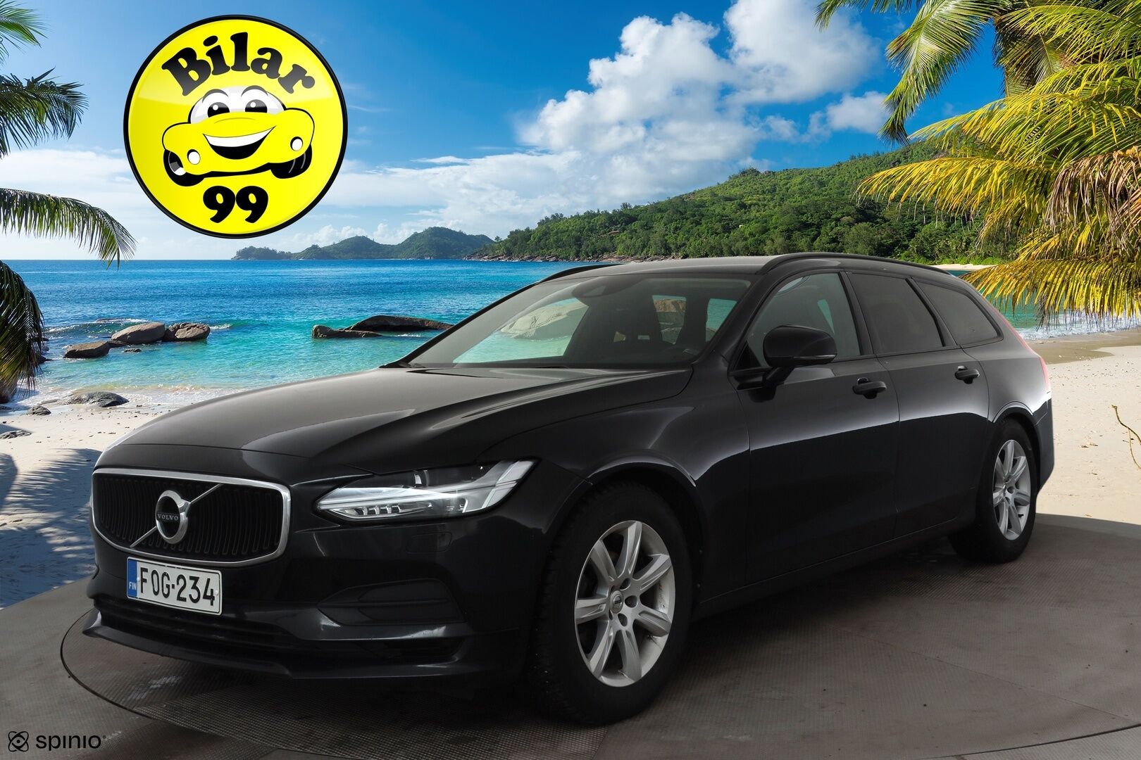 Volvo V90 2017 D4 Business aut * Webasto / Koukku / ACC / LED / P.tutka / Kaistavahti * - Kahdet renkaat