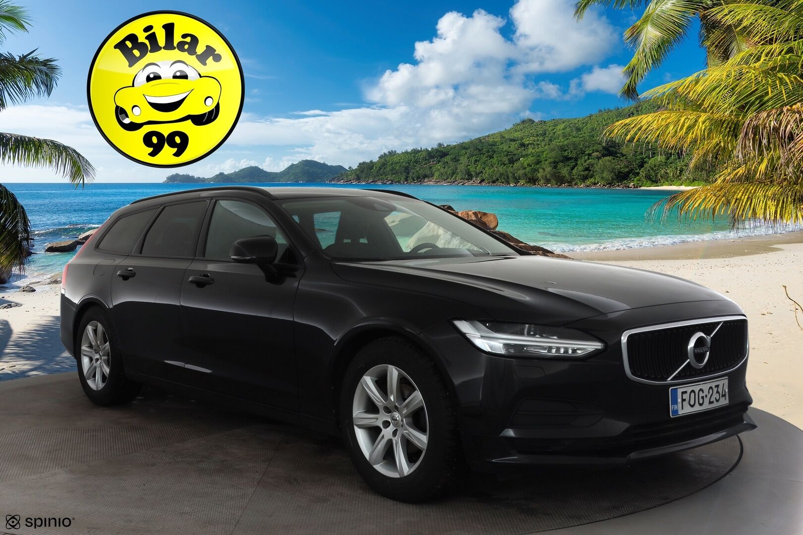 Volvo V90 2017 D4 Business aut * Webasto / Koukku / ACC / LED / P.tutka / Kaistavahti * - Kahdet renkaat