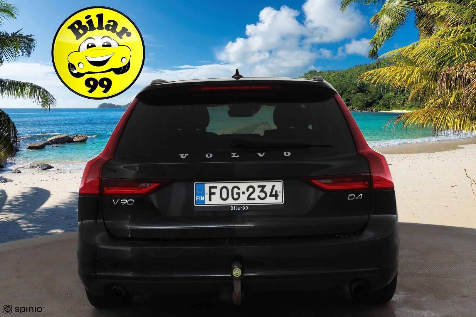 Volvo V90 2017 D4 Business aut * Webasto / Koukku / ACC / LED / P.tutka / Kaistavahti * - Kahdet renkaat