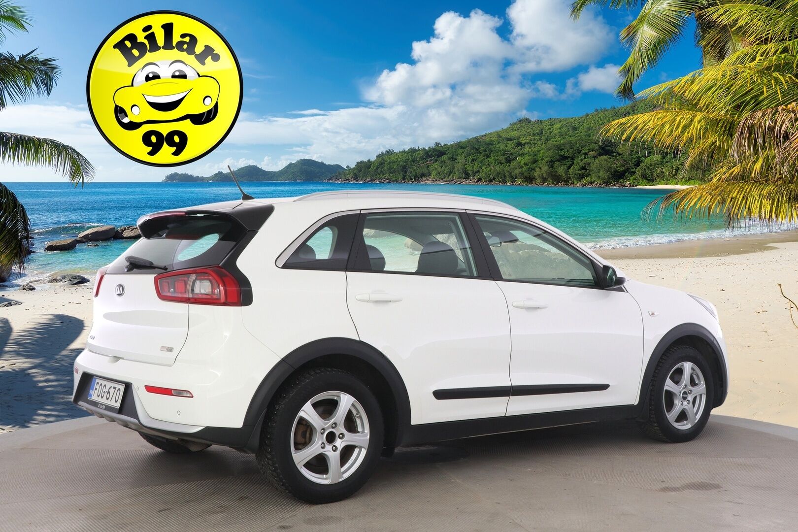 Kia Niro 2018 Kia Niro 1,6 GDI Hybrid LX DCT* / Acc / Lohko sisäpistokkeella /Ratinlämmitin/ Lane assist/ - Kahdet renkaat aluvanteilla / Bluetooth / Hyvin huollettu