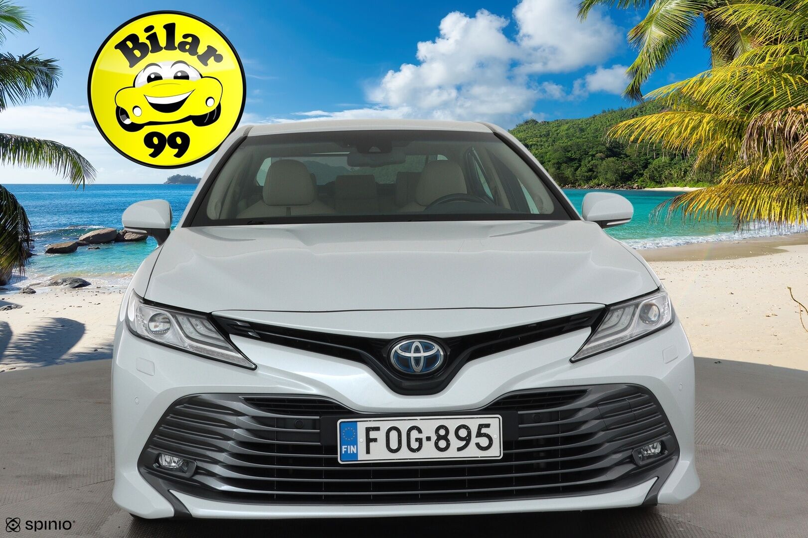 Toyota Camry 2020 2,5 Hybrid Premium **HUD / ACC / JBL / LED / P.kamera / Nahkaverhoilu / Kaistavahti / Navi / KeylessGO - Suomi-auto / Kahdet Renkaat