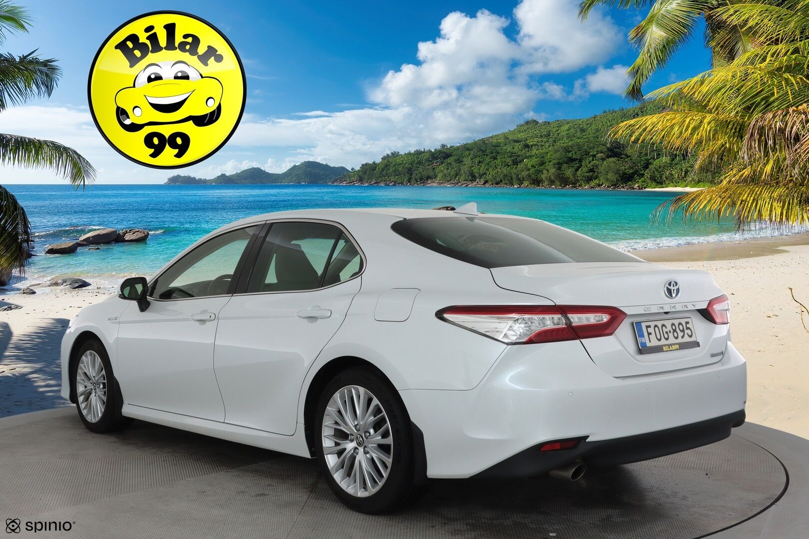 Toyota Camry 2020 2,5 Hybrid Premium **HUD / ACC / JBL / LED / P.kamera / Nahkaverhoilu / Kaistavahti / Navi / KeylessGO - Suomi-auto / Kahdet Renkaat