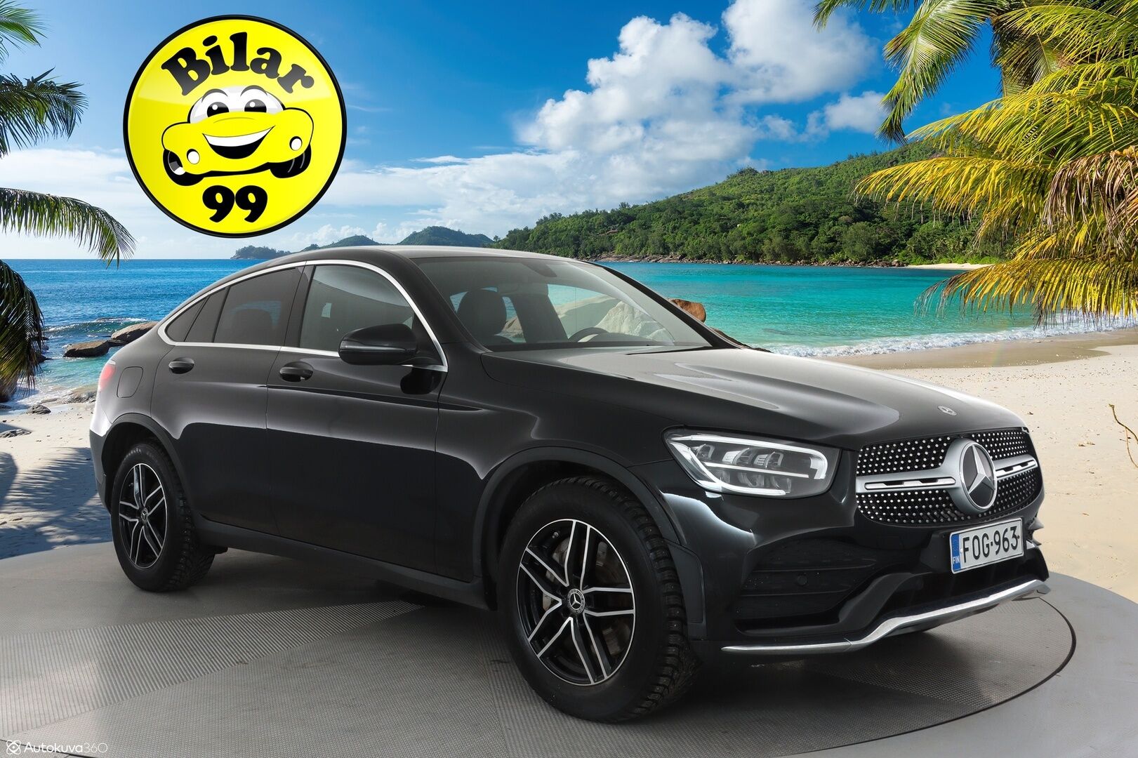 Mercedes-Benz GLC 2020 300 d 4MATIC A Business Coupé AMG **1.Om Suomi-auto / Lasikattoluukku / LED-High Performance / Sporttipenkit / P.Kamera** - 3,99 % KORKOTARJOUS TÄHÄN AUTOON - AC / Vakkari / 2x Renkaat