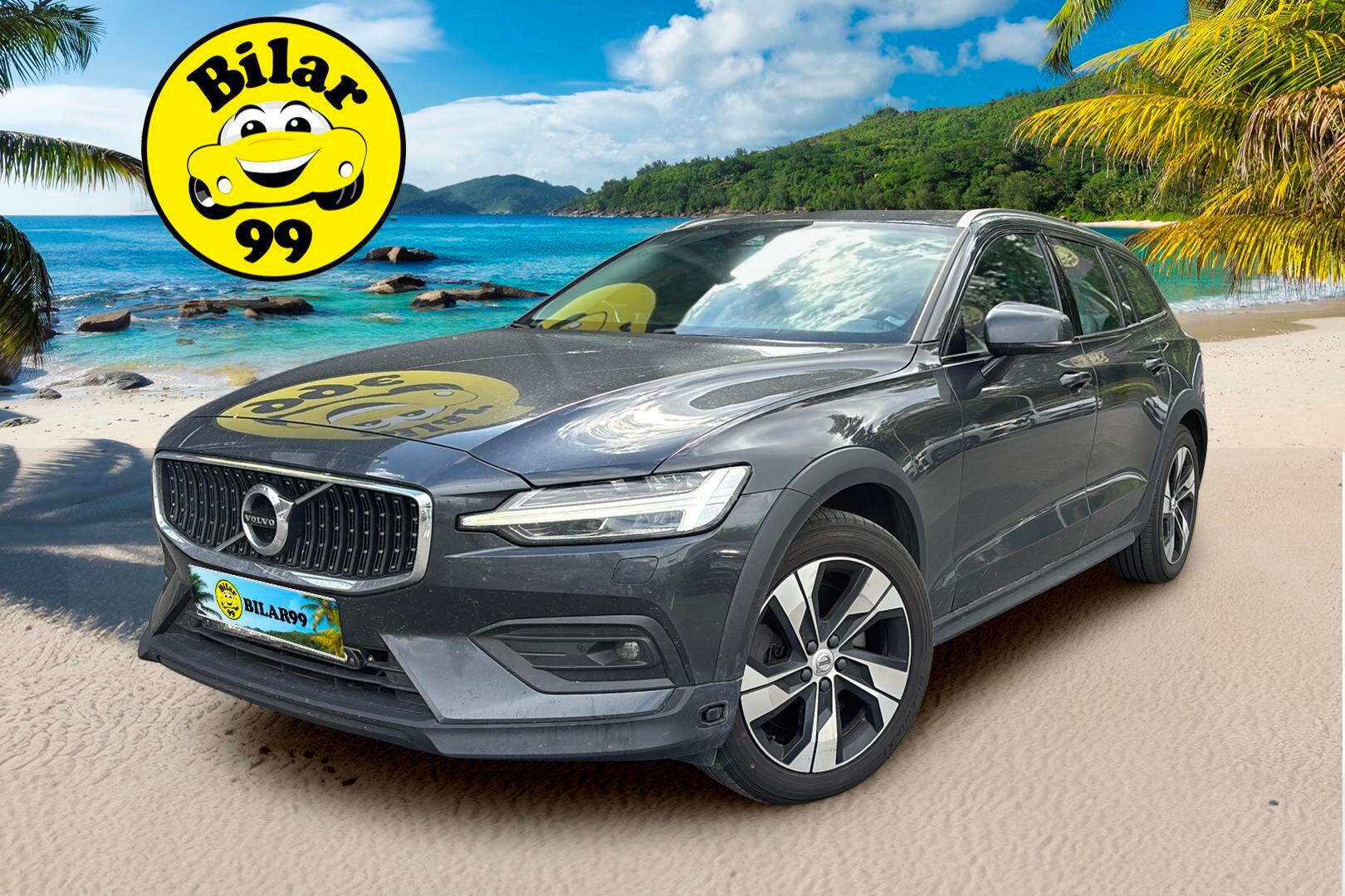 Volvo V60 Cross Country 2020 D4 AWD Business aut* Koukku / Pilot assist / Kuljettajan istuin muistilla / P. kamera / VOC / Adapt. LED / Polestar optimoitu* - Haastavempiinkin olosuhteisiin korkeampi farkku Volvo 