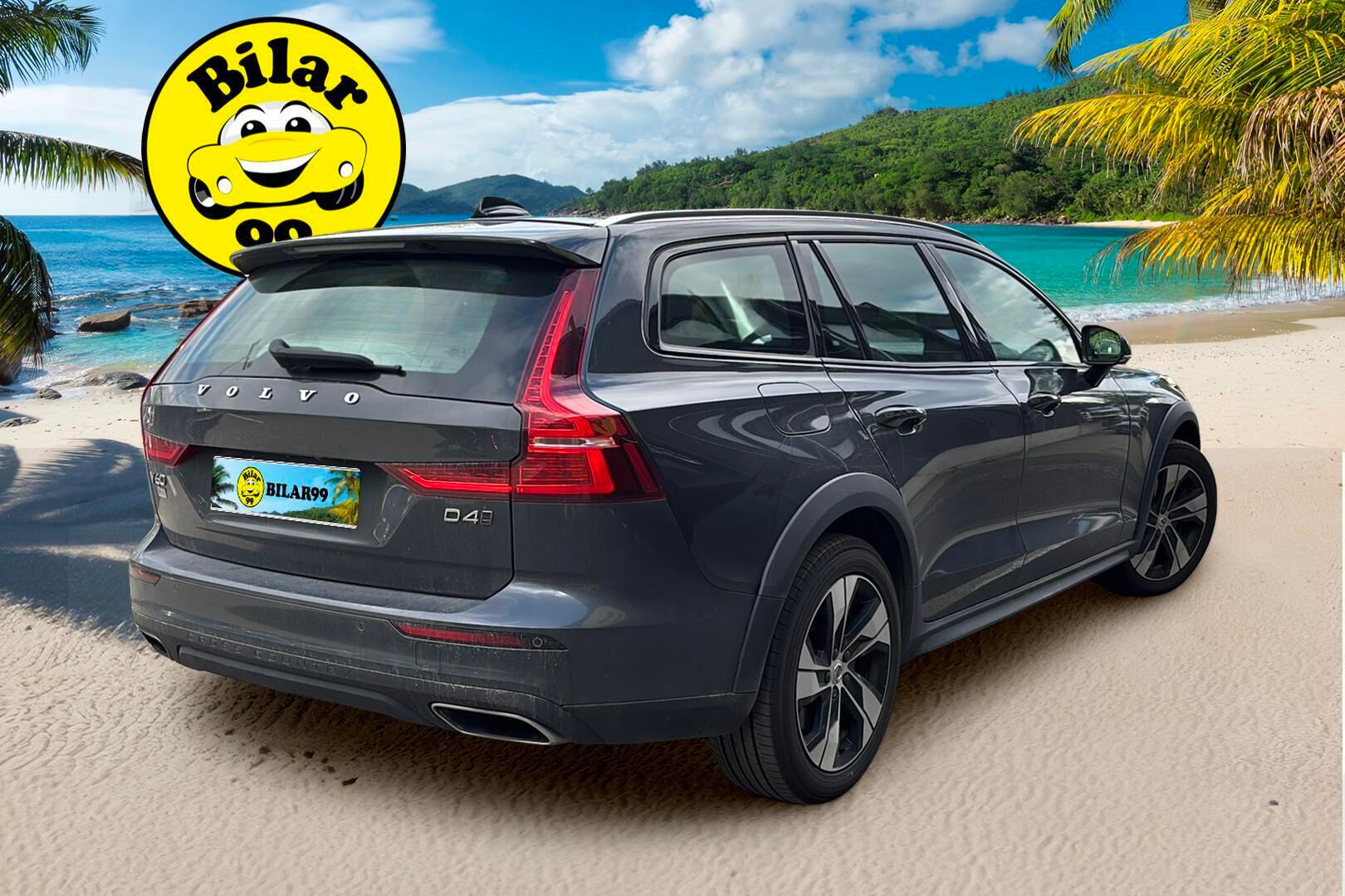 Volvo V60 Cross Country 2020 D4 AWD Business aut* Koukku / Pilot assist / Kuljettajan istuin muistilla / P. kamera / VOC / Adapt. LED / Polestar optimoitu* - Haastavempiinkin olosuhteisiin korkeampi farkku Volvo 