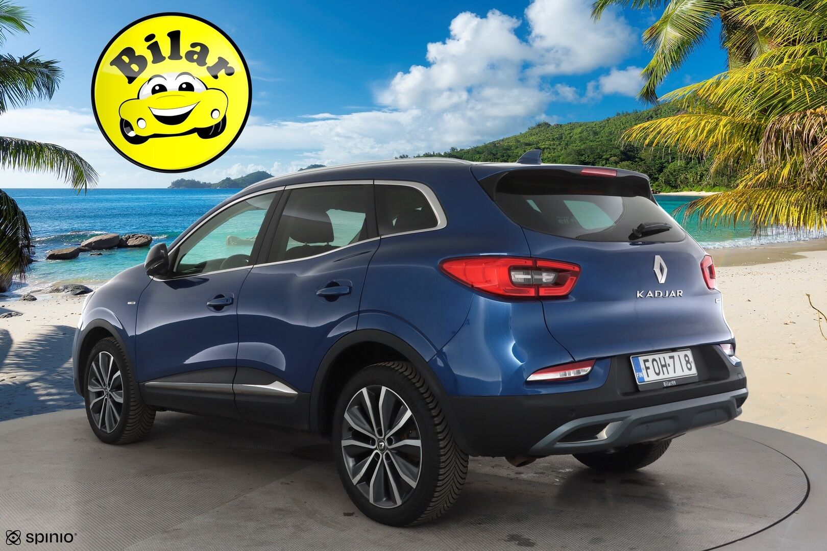 Renault Kadjar 2020 Blue dCi 150 4WD Bose - 1.Om Suomi-auto | Webasto | Vetokoukku | Bose Audio | Peruutuskamera | LED | Vakkari | Sporttipenkit | Kahdet Renkaat