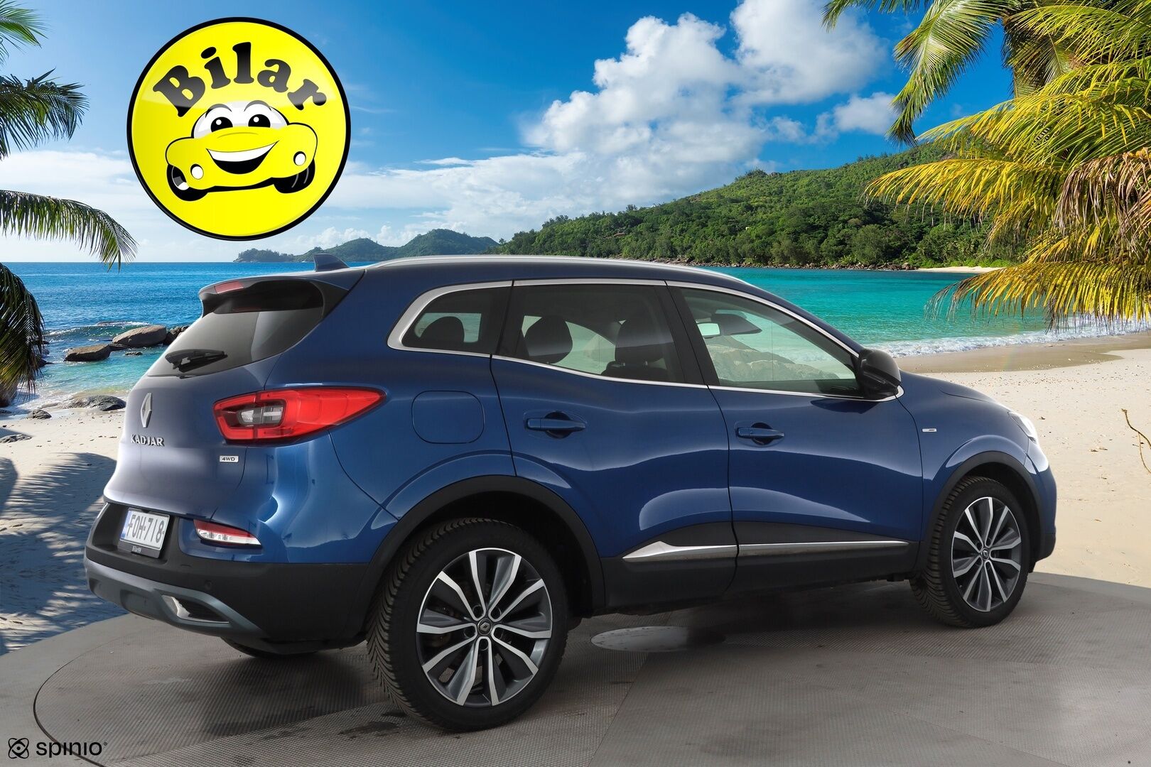 Renault Kadjar 2020 Blue dCi 150 4WD Bose - 1.Om Suomi-auto | Webasto | Vetokoukku | Bose Audio | Peruutuskamera | LED | Vakkari | Sporttipenkit | Kahdet Renkaat