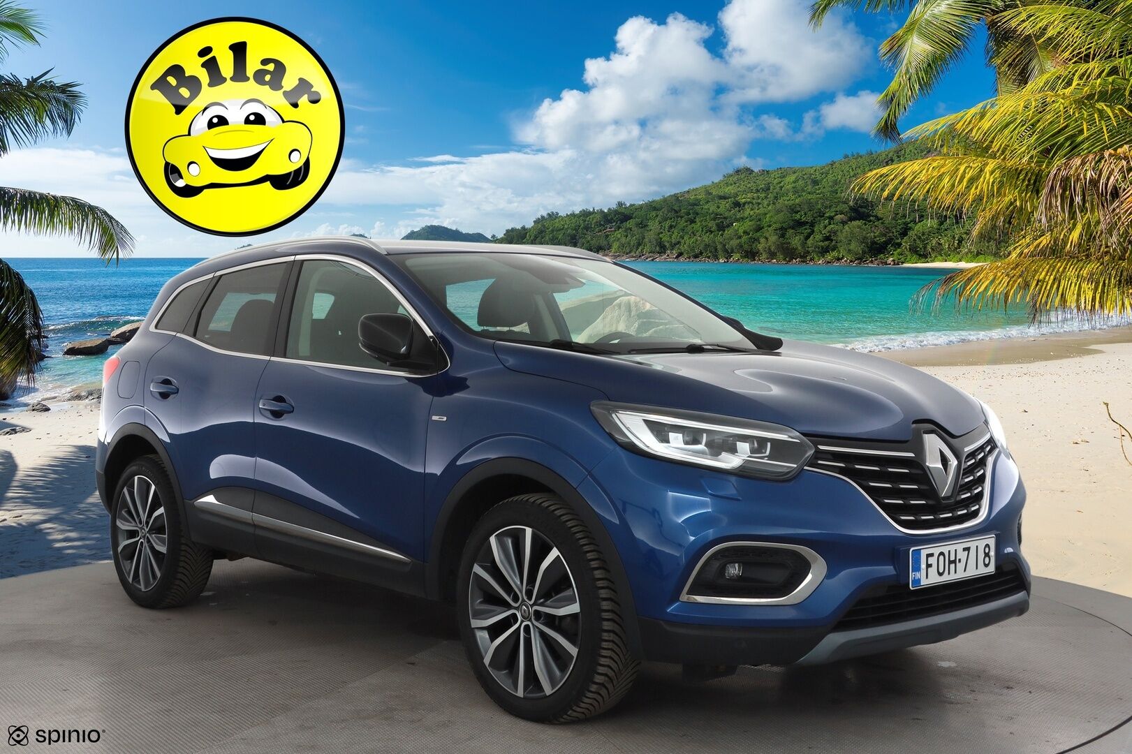 Renault Kadjar 2020 Blue dCi 150 4WD Bose - 1.Om Suomi-auto | Webasto | Vetokoukku | Bose Audio | Peruutuskamera | LED | Vakkari | Sporttipenkit | Kahdet Renkaat