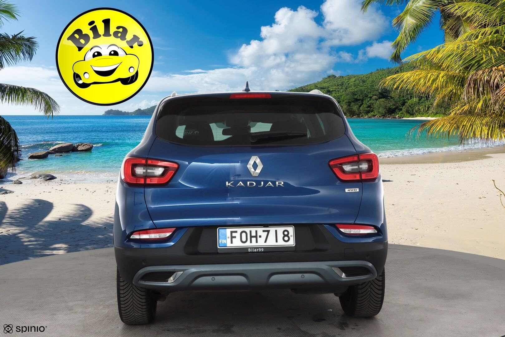 Renault Kadjar 2020 Blue dCi 150 4WD Bose - 1.Om Suomi-auto | Webasto | Vetokoukku | Bose Audio | Peruutuskamera | LED | Vakkari | Sporttipenkit | Kahdet Renkaat