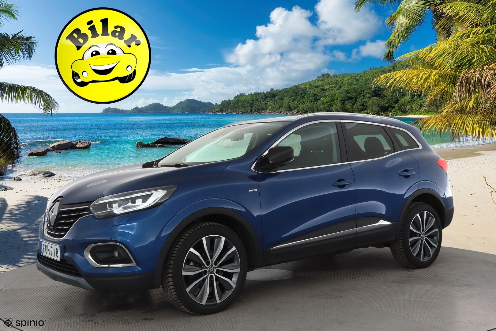 Renault Kadjar 2020 Blue dCi 150 4WD Bose - 1.Om Suomi-auto | Webasto | Vetokoukku | Bose Audio | Peruutuskamera | LED | Vakkari | Sporttipenkit | Kahdet Renkaat