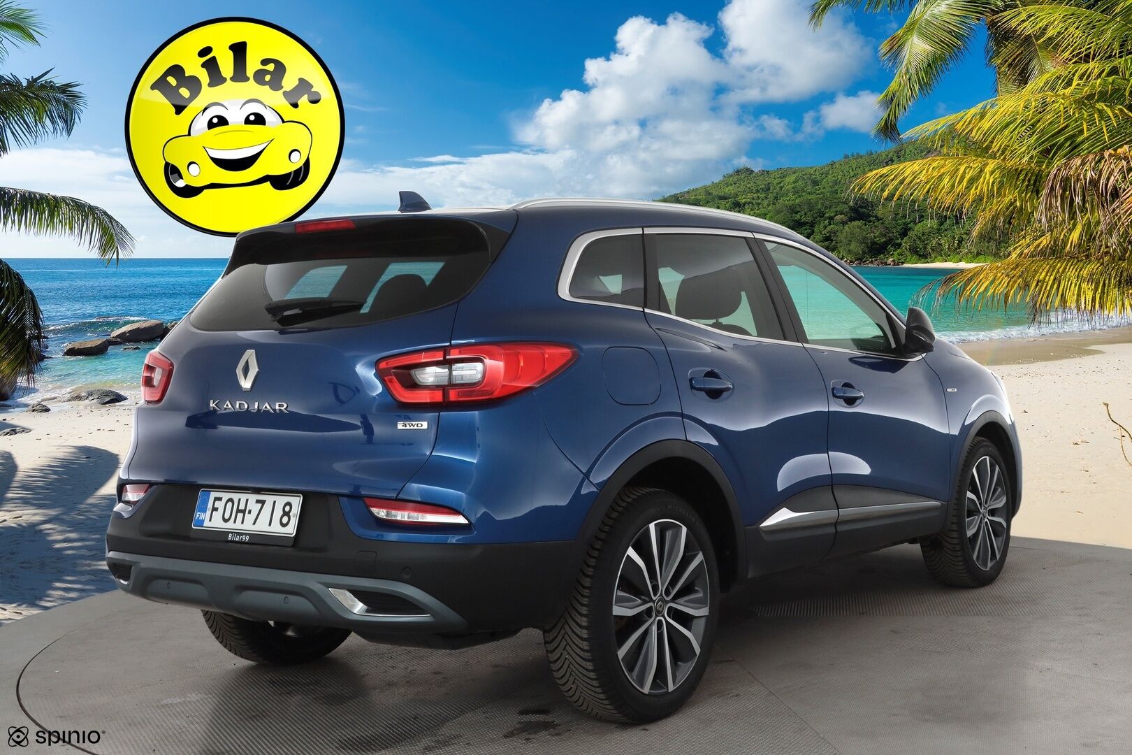 Renault Kadjar 2020 Blue dCi 150 4WD Bose - 1.Om Suomi-auto | Webasto | Vetokoukku | Bose Audio | Peruutuskamera | LED | Vakkari | Sporttipenkit | Kahdet Renkaat
