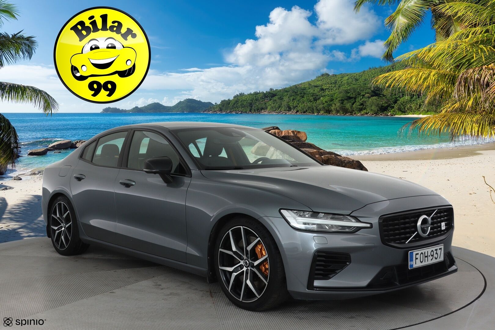 Volvo S60 2020 T8 TwE AWD Polestar Enginered aut **Adapt.vakkari / HUD / H&K / Muistipenkki / 360° / Full LED** - 3,99 % KORKOTARJOUS TÄHÄN AUTOON 31.8. ASTI! - 1.Om Suomi-auto / Merkkihuollettu / Kahdet renkaat aluvanteilla / Sporttipenkit / Penkinlämmittimet takana / BLIS / KeylessGo