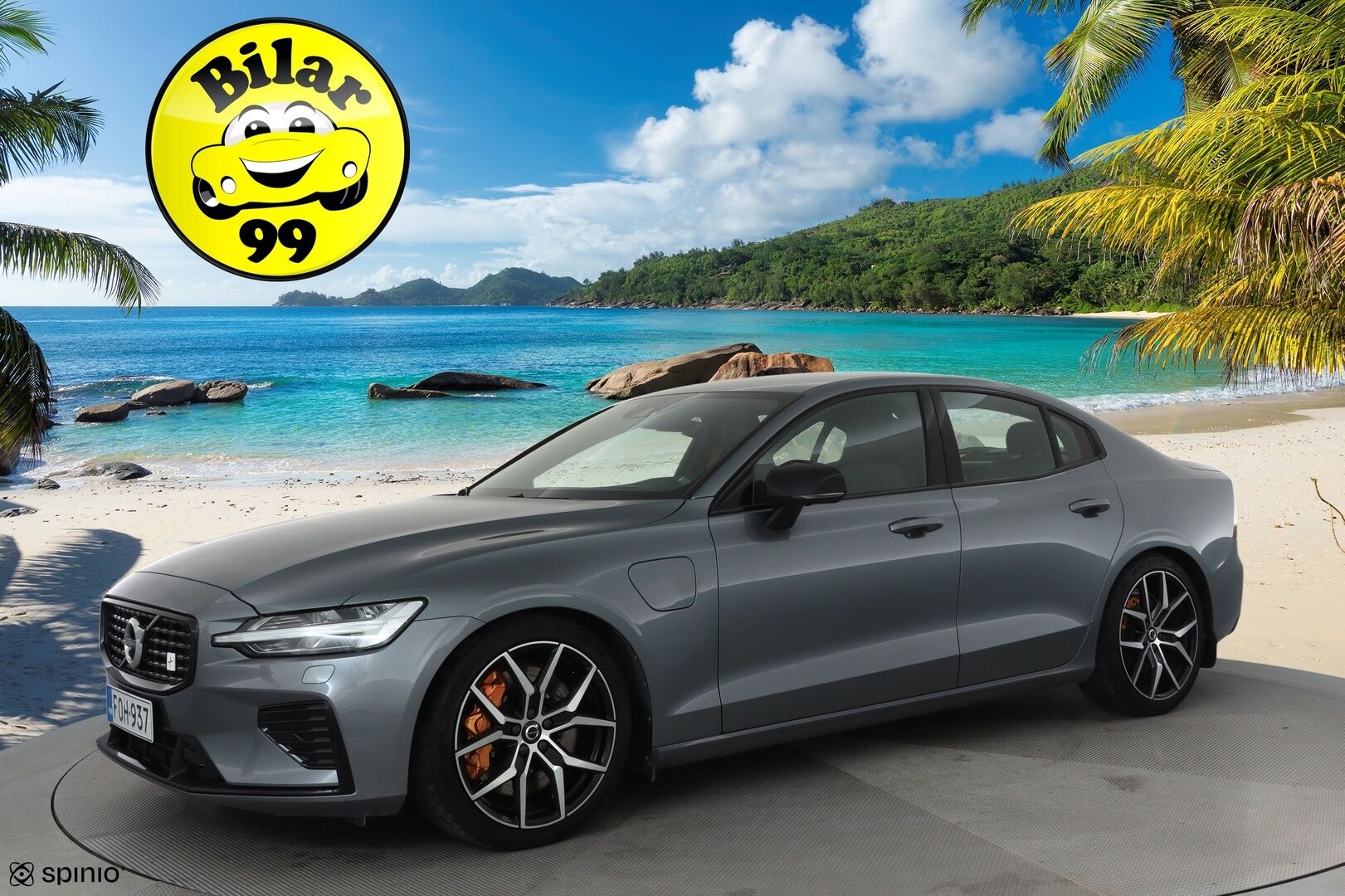 Volvo S60 2020 T8 TwE AWD Polestar Enginered aut **Adapt.vakkari / HUD / H&K / Muistipenkki / 360° / Full LED** - 3,99 % KORKOTARJOUS TÄHÄN AUTOON 31.8. ASTI! - 1.Om Suomi-auto / Merkkihuollettu / Kahdet renkaat aluvanteilla / Sporttipenkit / Penkinlämmittimet takana / BLIS / KeylessGo
