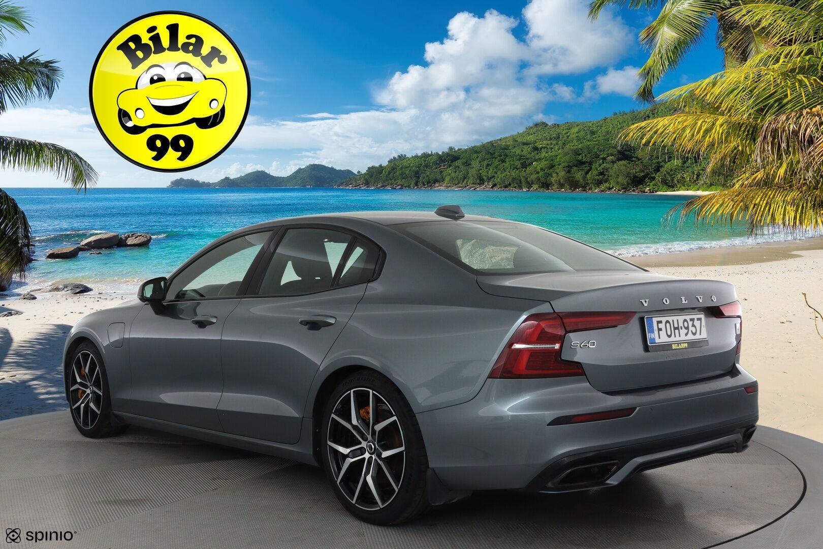 Volvo S60 2020 T8 TwE AWD Polestar Enginered aut **Adapt.vakkari / HUD / H&K / Muistipenkki / 360° / Full LED** - 3,99 % KORKOTARJOUS TÄHÄN AUTOON 31.8. ASTI! - 1.Om Suomi-auto / Merkkihuollettu / Kahdet renkaat aluvanteilla / Sporttipenkit / Penkinlämmittimet takana / BLIS / KeylessGo