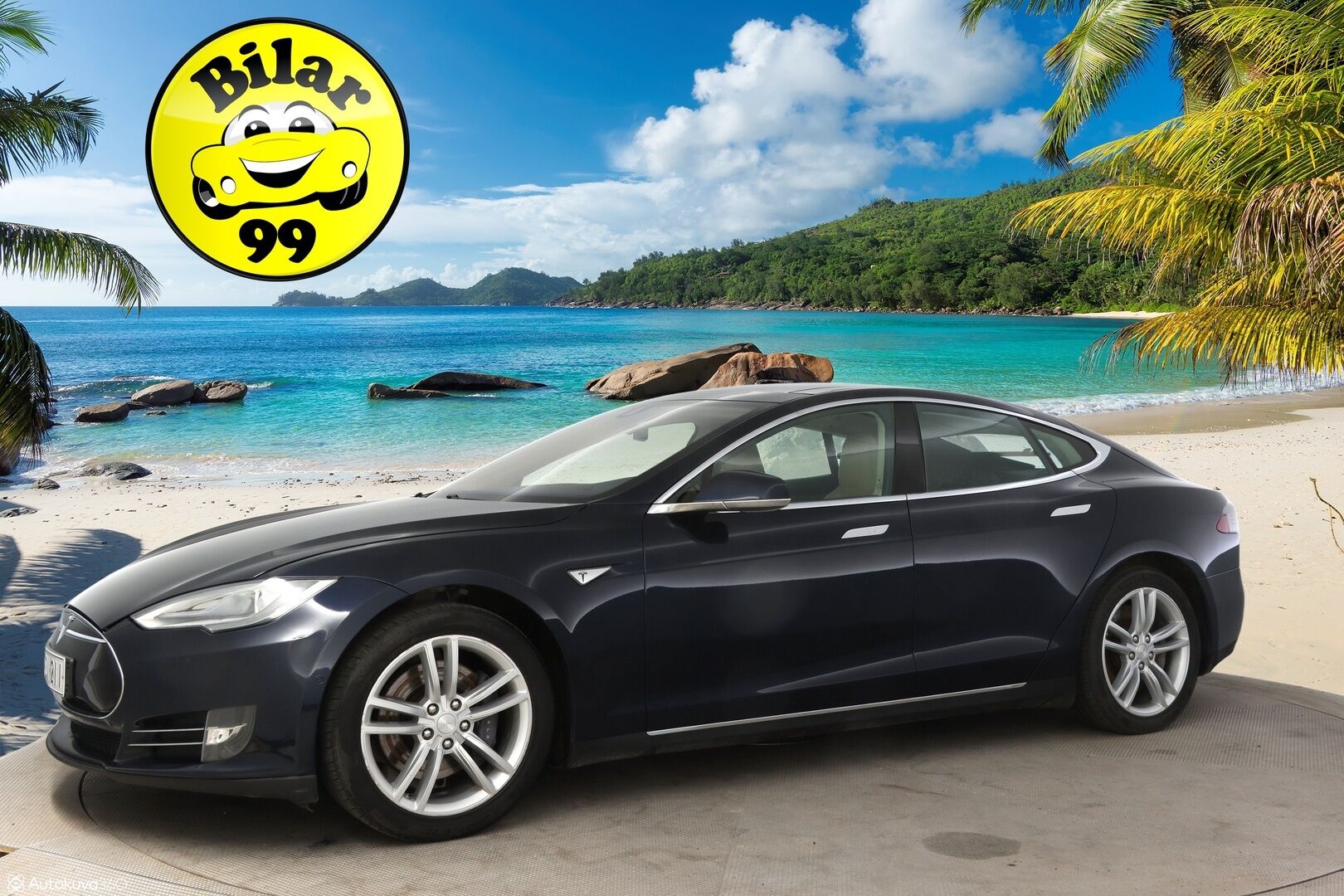 Tesla Model S 2014 Model S * MYYDÄÄN HUUTOKAUPOISSA * - Hieno yksilö eniten tarjoavalle! ILMAISET SUPERIT!!