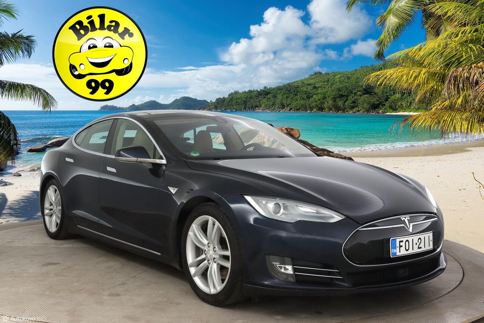 Tesla Model S 2014 Model S * MYYDÄÄN HUUTOKAUPOISSA * - Hieno yksilö eniten tarjoavalle! ILMAISET SUPERIT!!