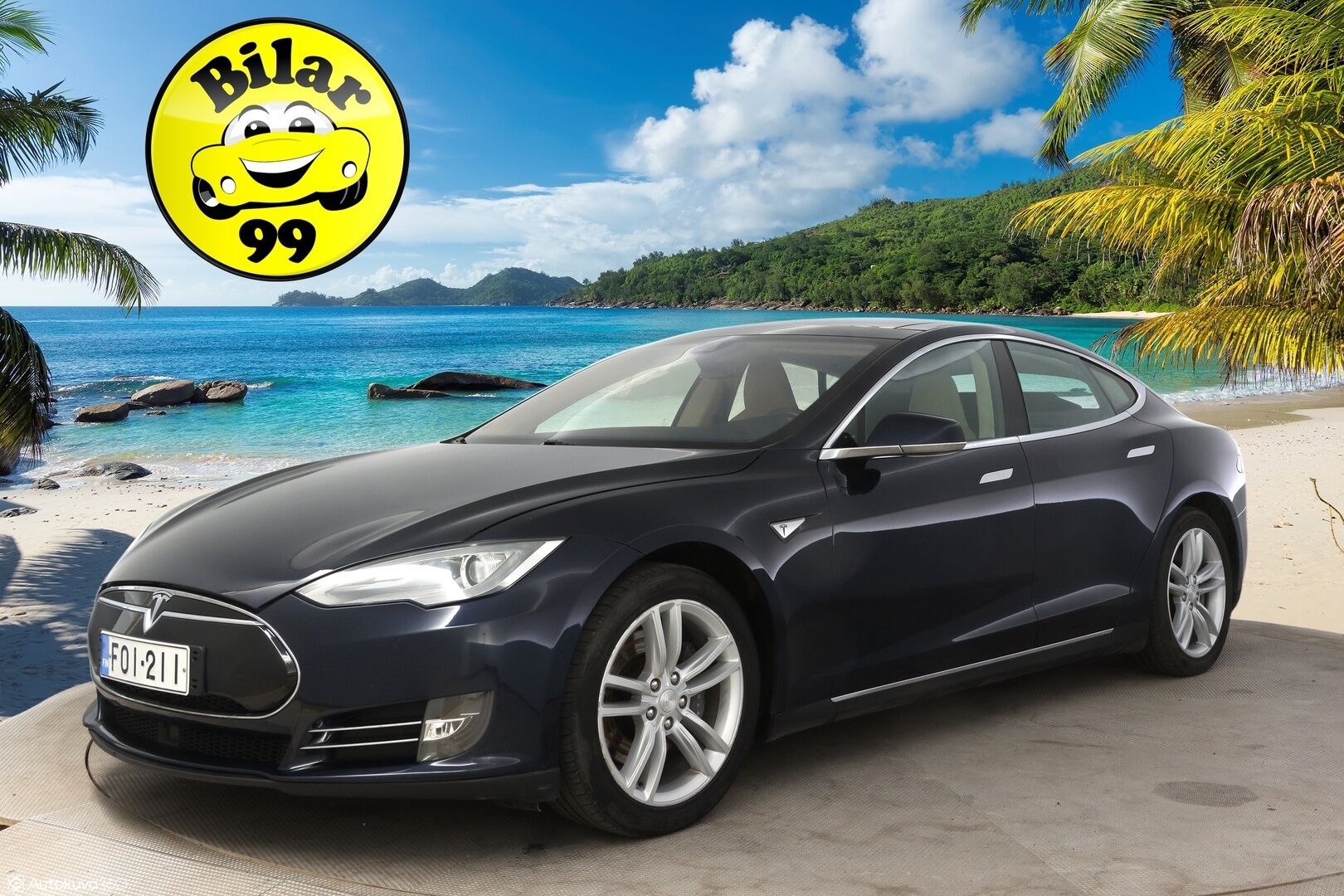 Tesla Model S 2014 Model S * MYYDÄÄN HUUTOKAUPOISSA * - Hieno yksilö eniten tarjoavalle! ILMAISET SUPERIT!!