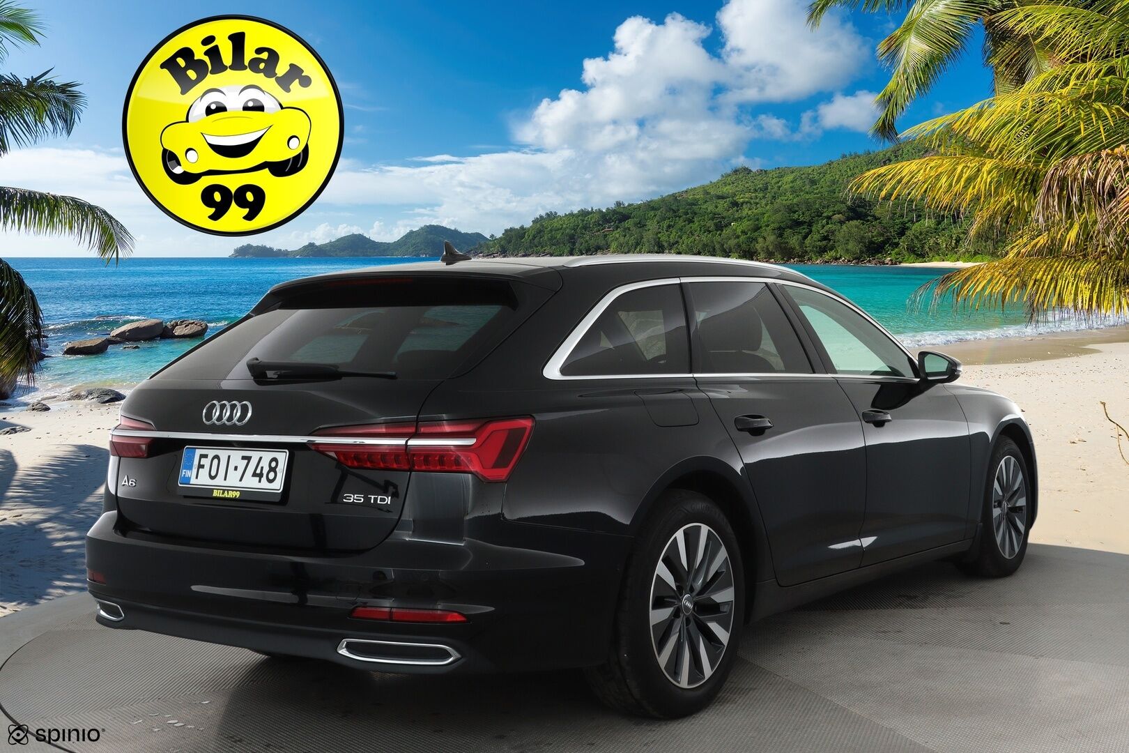 Audi A6 2020 Avant Business 35 TDI MHEV S tronic **Webasto / Koukku / Matrix-LED / 360° / Nahkaverhoilu / Navi / Kaistavahti** - 1-om Suomi-auto / Kahdet Renkaat