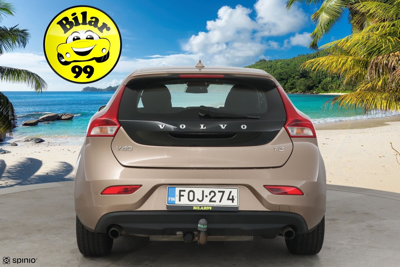 Volvo V40 2017 T3 Business aut * Webasto / Tutkat takana / Vetokoukku * - Upea huoltohistoria / Kummatkin renkaat ajokuntoiset / Maalipinta siisti! *