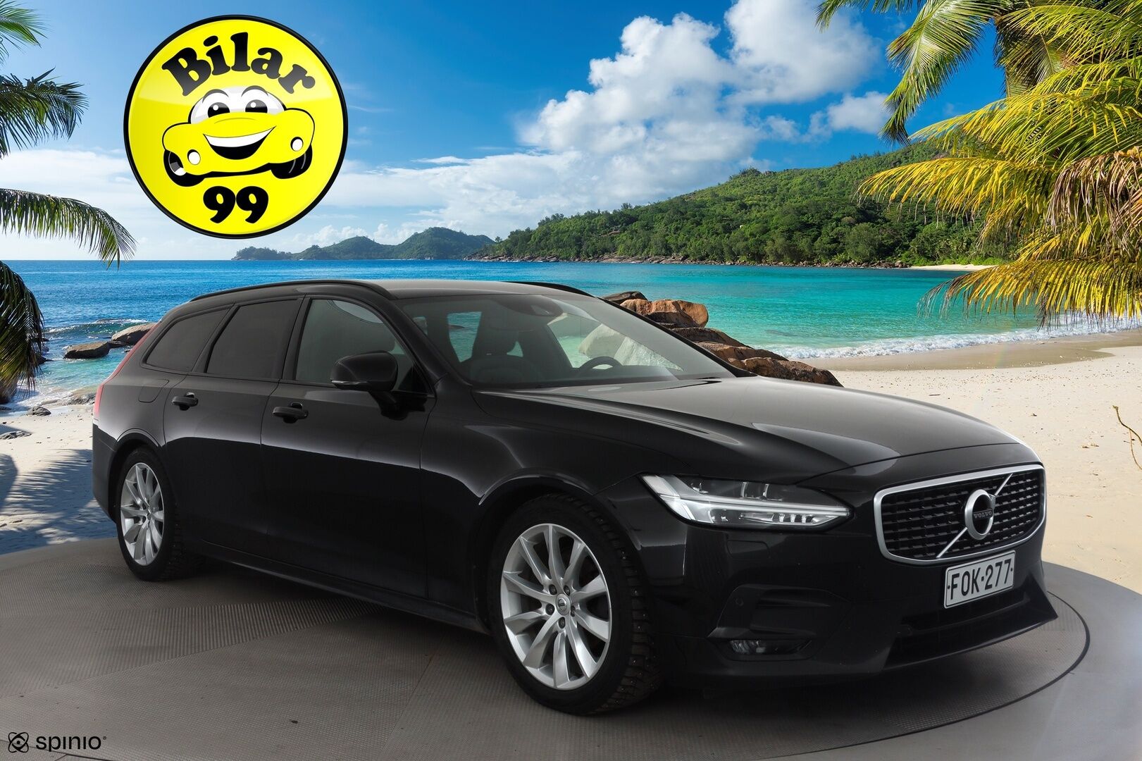 Volvo V90 2020 D4 AWD R-Design aut * Webasto / Koukku / ACC / Full-LED / P.Kamera / Sporttipenkki Muistilla / Navi / Kaistavahti * - Suomi-auto / Kahdet renkaat / Merkkihuollettu!